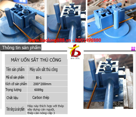 Máy uốn sắt thủ công