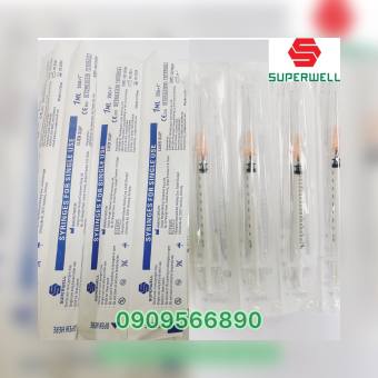 Bơm Tiêm Thường Tiệt Trùng Superwell 1ml