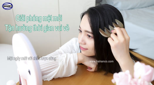 Lược sừng xuất Nhật (Size: XS - 9cm) Lược mini (COH150) có thể bỏ ví nam - Horn Comb of HAHANCO - Chăm sóc tóc