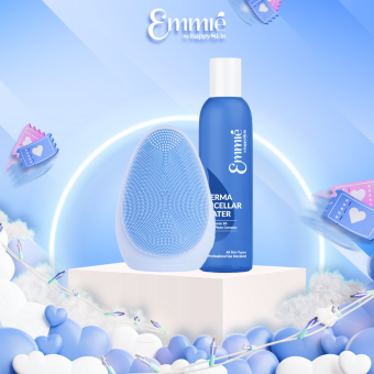 1 Máy Rửa Mặt Emmié và 1 Nước Tẩy Trang Pro Vitamin B5