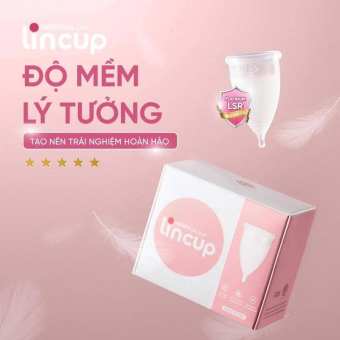 Cốc nguyệt san Lincup 100% Silicone y tế An toàn dễ sử dụng