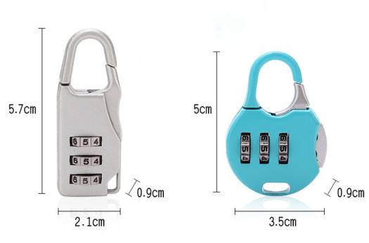 Ổ Khóa Số Mini 3 Số Cho Vali