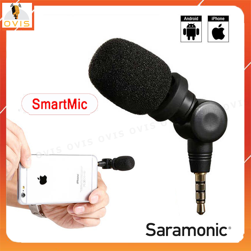 Saramonic smartmic - micro thu âm cho các dòng điện thoại, ipad, pc, laptop