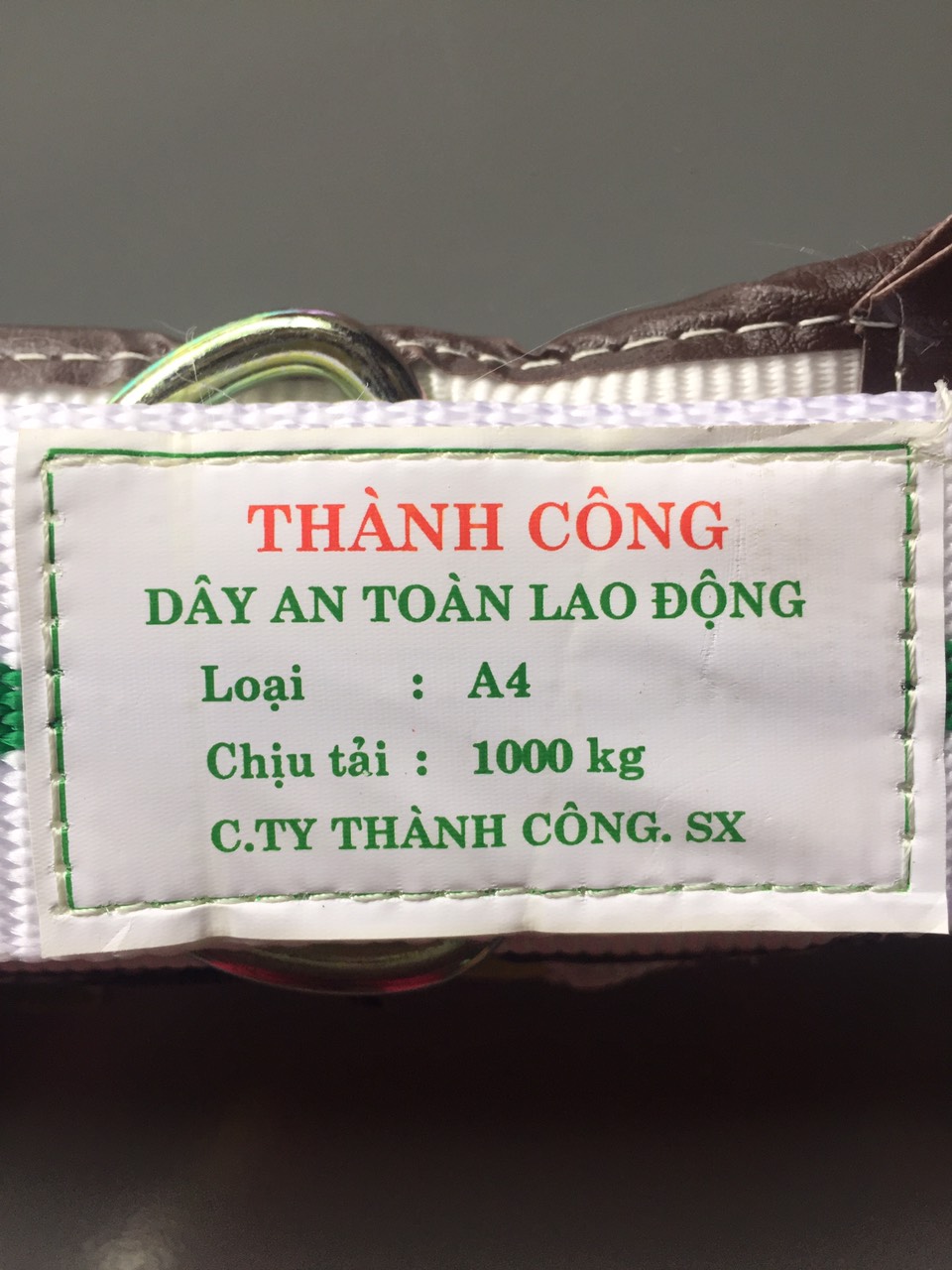 Dây bảo hiểm, dây an toàn lao động, dây bảo hiểm chiu tải 1000kg giá tốt