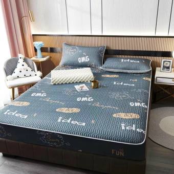 Chiếu điều hòa cao su non  hàng loại 1 dày dặn 3d 5d   tặng 2 vỏ gối cùng màu  ga điều hòa cao su non ga giường ga nệm NINA88