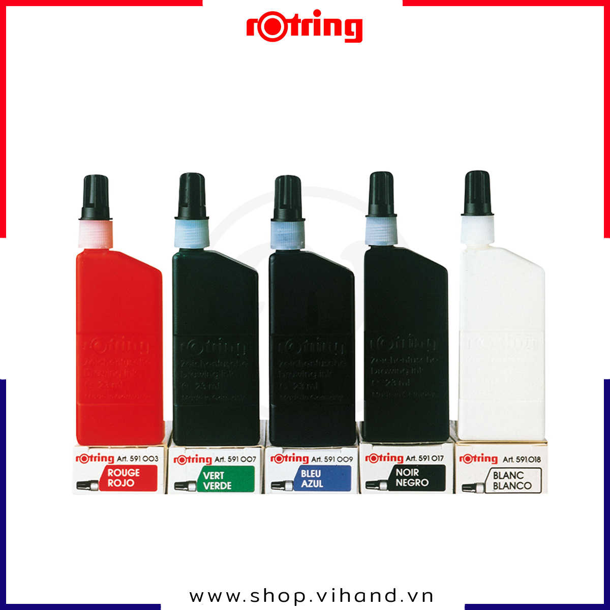 [HCM]Hộp mực dành cho bút kỹ thuật cao cấp Rotring Isograph Ink