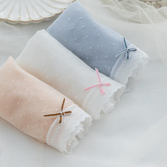 H1021 Quần lót ren Nhật Bản bồng bềnh nhẹ thoáng khí