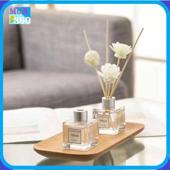 Tinh dầu thơm phòng dạng chai nước hoa 50ml kèm Que khuếch tán