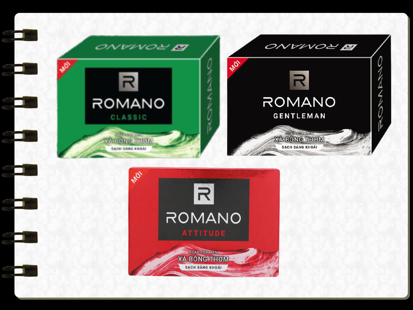 Romano xà bông cục 90g