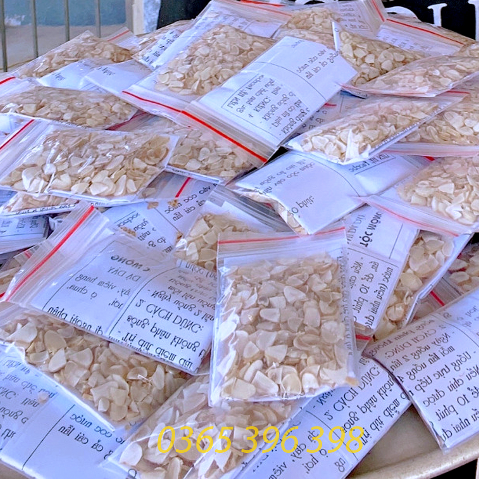 Sỉ lẻ Hạt sành, hạt sang trắng chữa đau dạ day 1gói 13g lát dài, của người dân tộc hơ mông