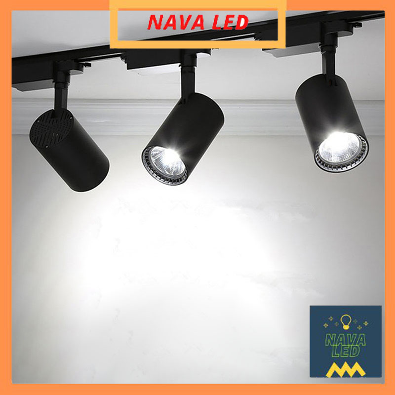Đèn rọi ray 20w, combo 3 đèn rọi kèm 1 thanh ray giá siêu rẻ
