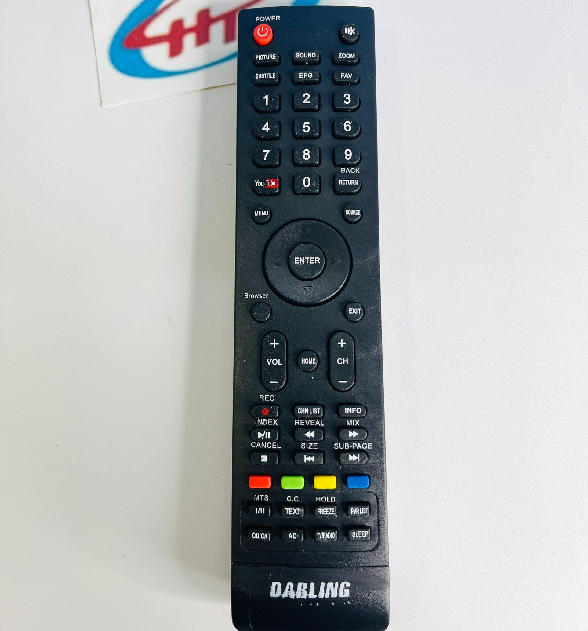 Remote TV DARLING 3D Lớn tặng kèm pin