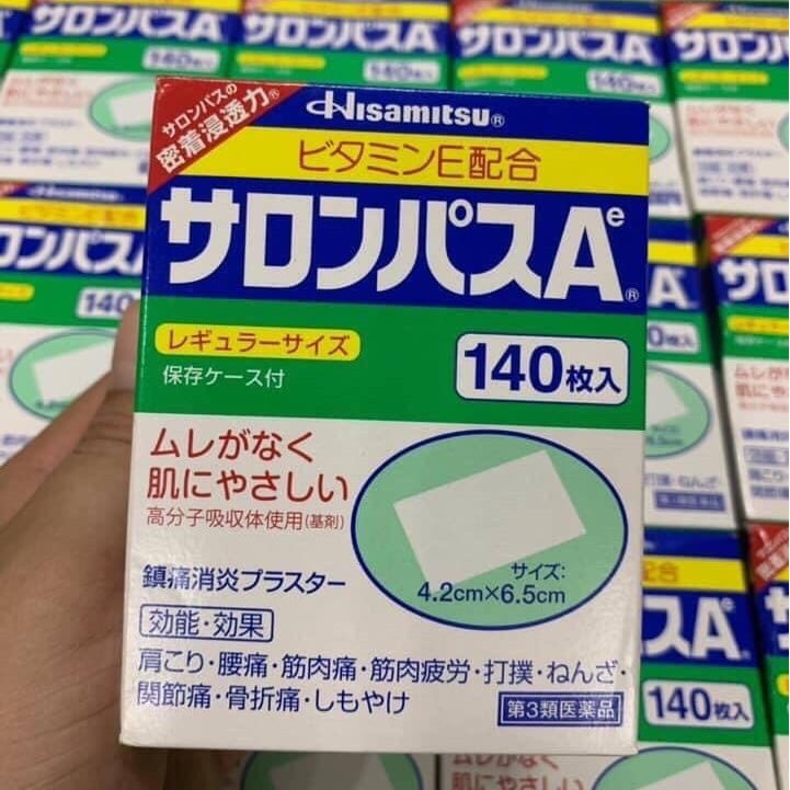Cao dán salonpas nhật bản 140 miếng