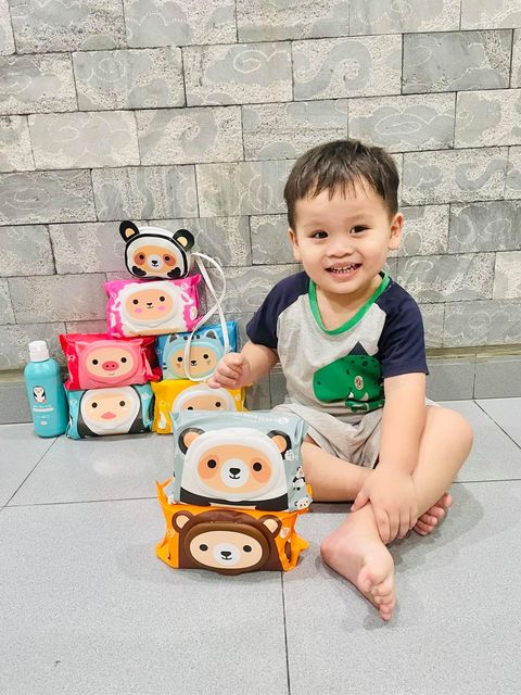 Combo 2 gói khăn ướt agi 100 tờ không hương
