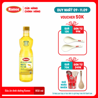 Dầu ăn dinh dưỡng Ranee 950ml