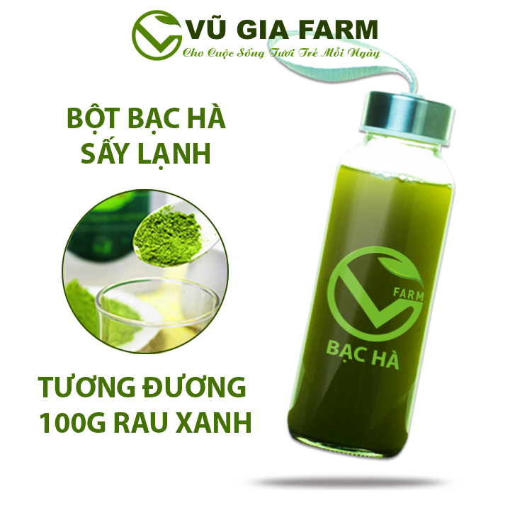 VG FARM Nước ép bột bạc hà sấy lạnh 300ml