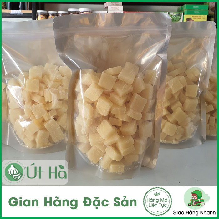 Đường Phổi Vàng Sáng Quảng Ngãi Túi 1Kg Dạng Viên Đường Thủ Công Truyền Thống Quảng Ngãi - Út Hà Đặc Sản