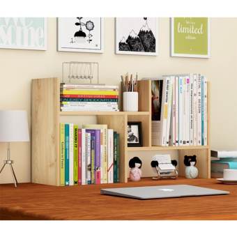 Kệ Sách Gỗ - Kệ sách gỗ để bàn - Kệ sách để bàn mini - Kệ để tài liệu văn phòng - Kệ Sách Để Bàn Làm Việc Lắp Ghép Đa Năng Kệ sách để bàn 5 hộc để đồ tiện lợi  thiết kế nhỏ gọn sang trọng