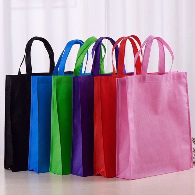20 Pcs Handle Eco Bag Small(10*12 inches) Non-woven Tote Bag