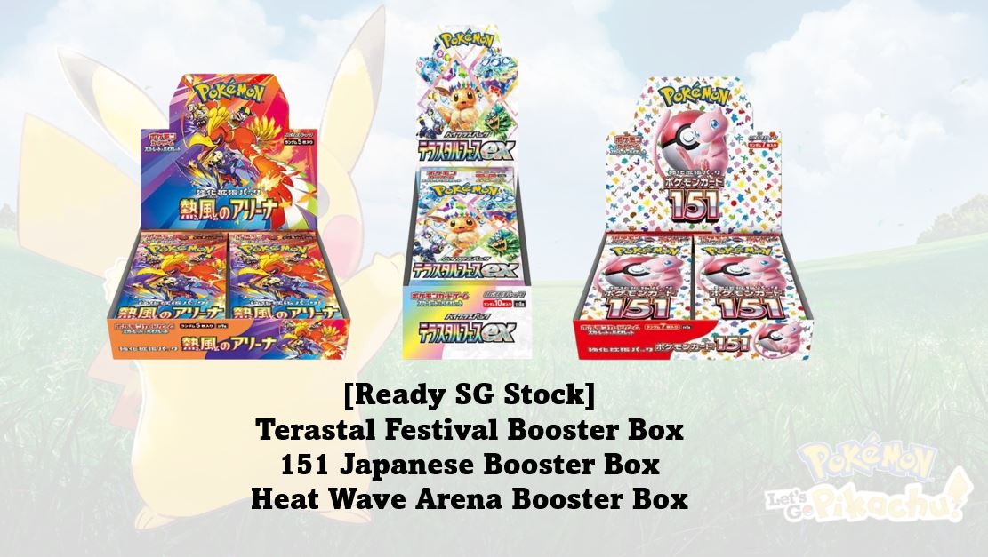 pokemon 151 booster box stores 151 Scarlet and Violet - Booster Box | Japanese Pokémon Cards