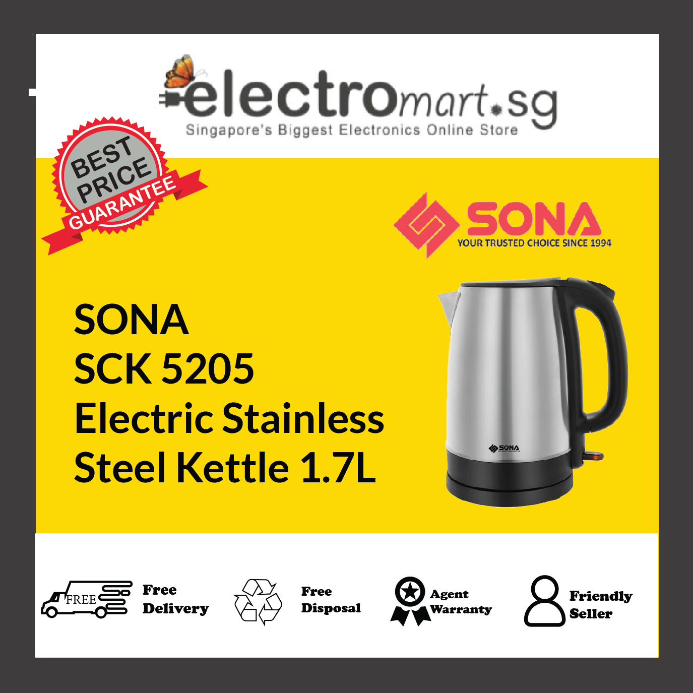 Electric kettle shop price online