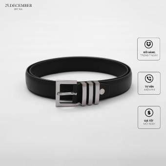 Thắt lưng da nam, dây nịt nam, dây thắt lưng bản nhỏ 2.8cm (hỗ trợ đục lỗ, cắt dây) - Thắt lưng nam giá tốt thương hiệu NOSTER mã DLTK41