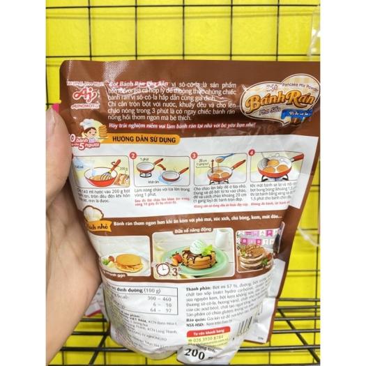 Bột bánh rán vị socola Ajinomoto 200g