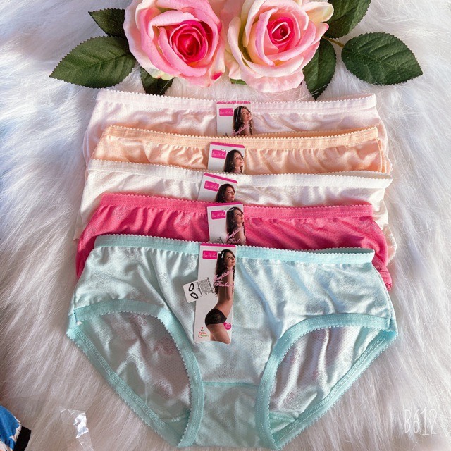 Bộ10 Quần Lót Cotton gấm hoa comboTừ 48kg tới 60kg mã 810 lót Thaostore23,quần lót nữ thông hơi mới, combo 10 quần lót cotton mát,combo cottonhoa gấm,quần cotton,quan lót 60kg nữ,quần lót 10,