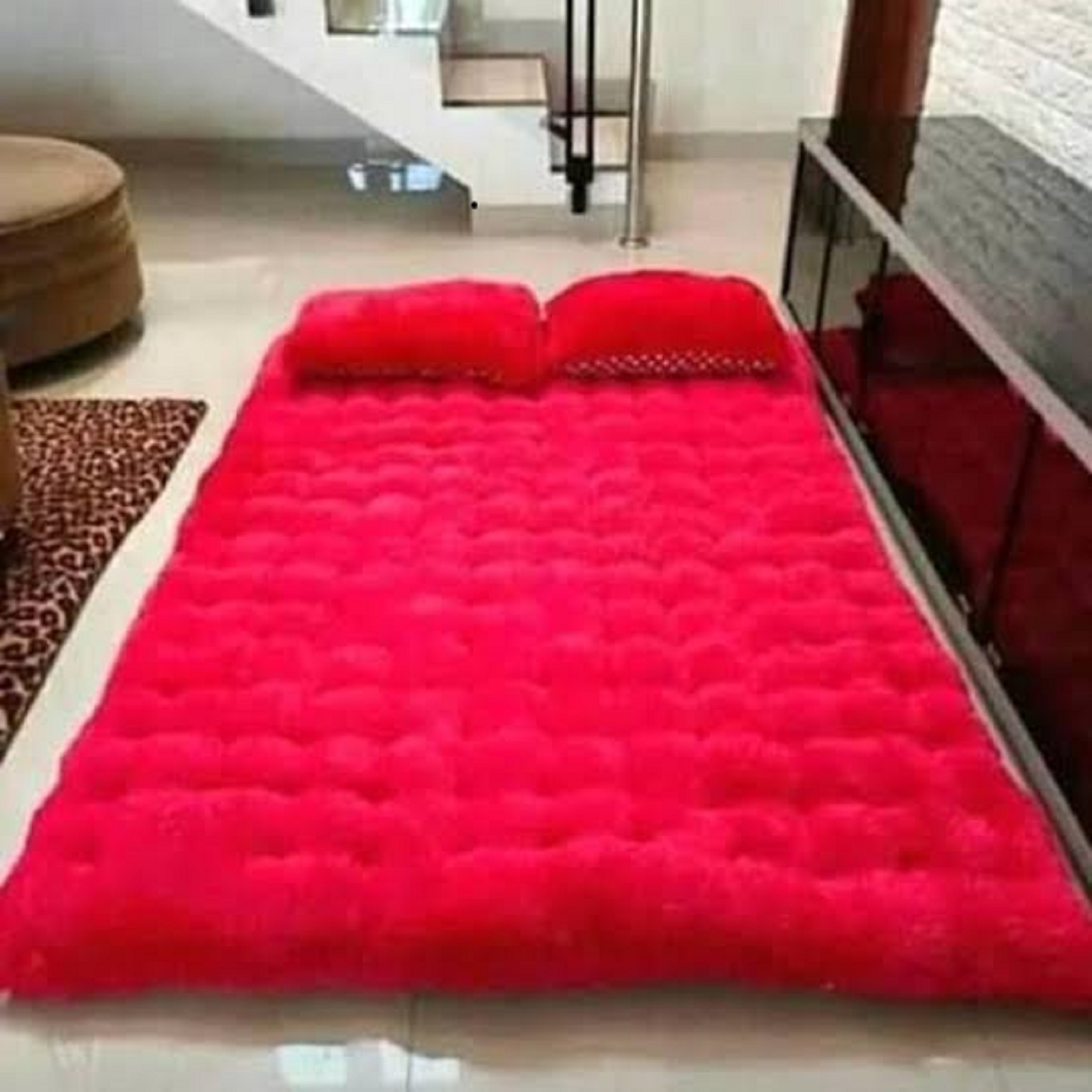 KASUR GENDER BULU RASFUR UKURAN 140X180X10CM FREE 2 BANTAL/KASUR MINU/KASUR GENDER SYAHRINI/KASUR GENDER BULU RASFUR/PERLENGKAPAN TEMPAT TIDUR/KASUR LIPAT/KASUR LANTAI/SURPET KARAKTER BULU RASFUR/KARPET LANTAI/KARPET LANTAI