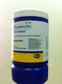 DECTOMAX 50ml - bom ghẻ mỹ dùng tốt cho chó, mèo, heo, trâu, bò, dê, ngựa