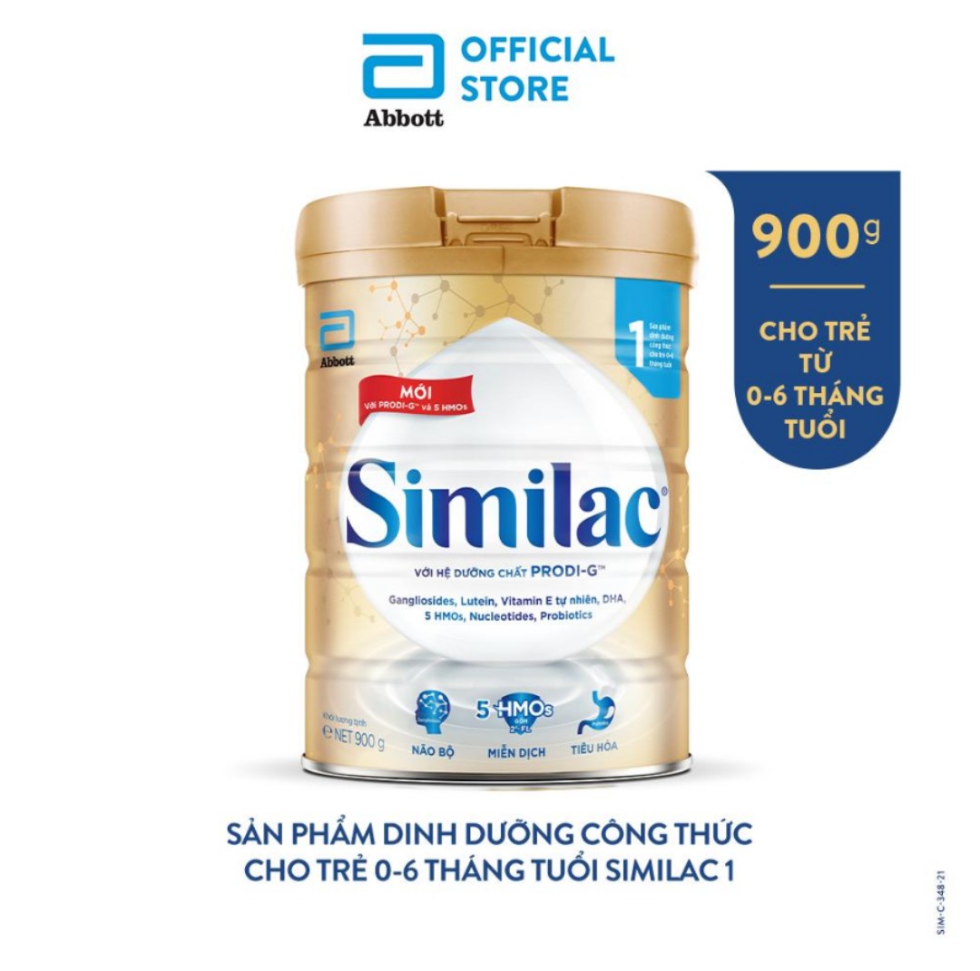 Sữa bột similac 1 900g/lon