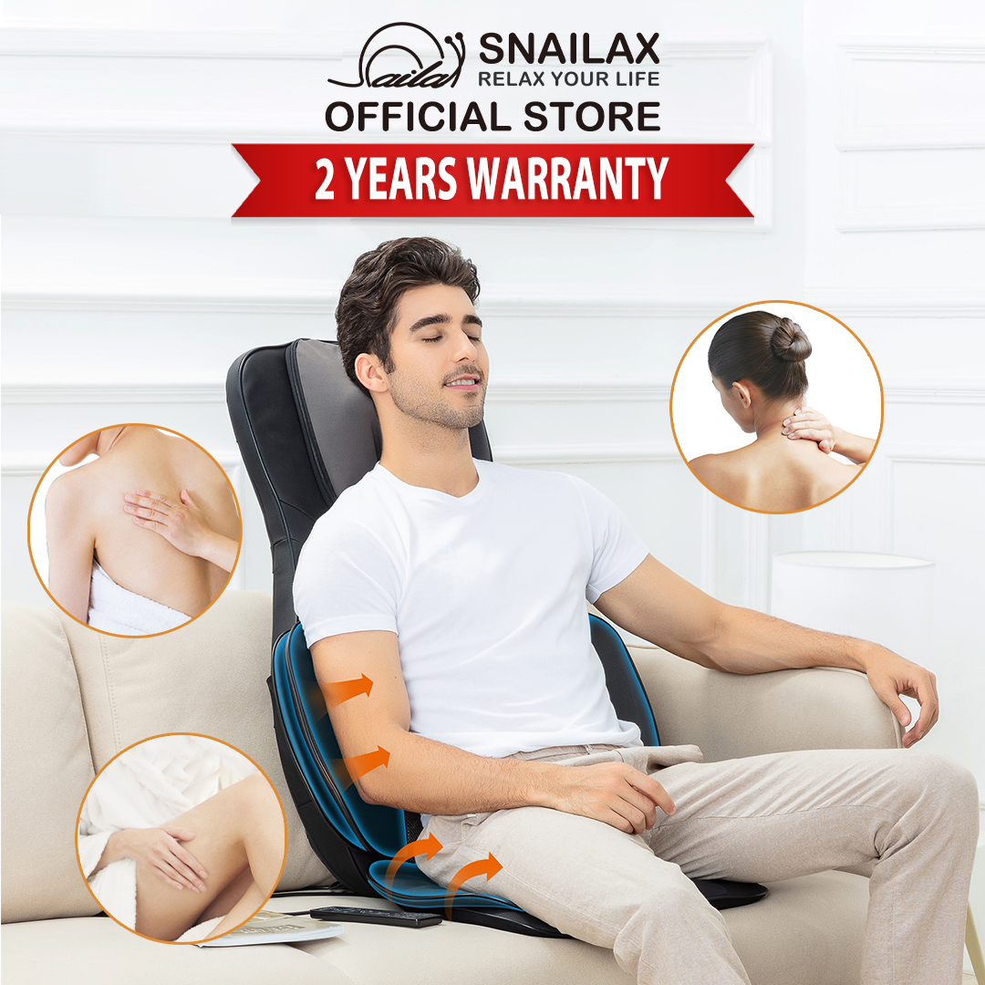 Snailax Shiatsu Neck Back Massager Massage Pillow electric sl-618n