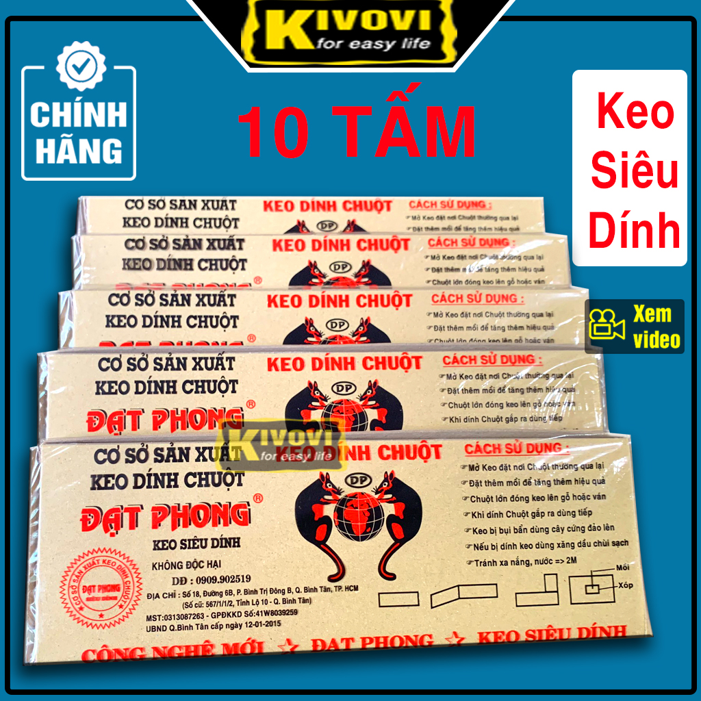 Keo Dính Chuột ĐẠT PHONG- Keo Dính Chuột Siêu Dính - Keo Siêu Dính Chuột - Diệt Chuột, diệt kiến, diệt gián, diệt côn trùng