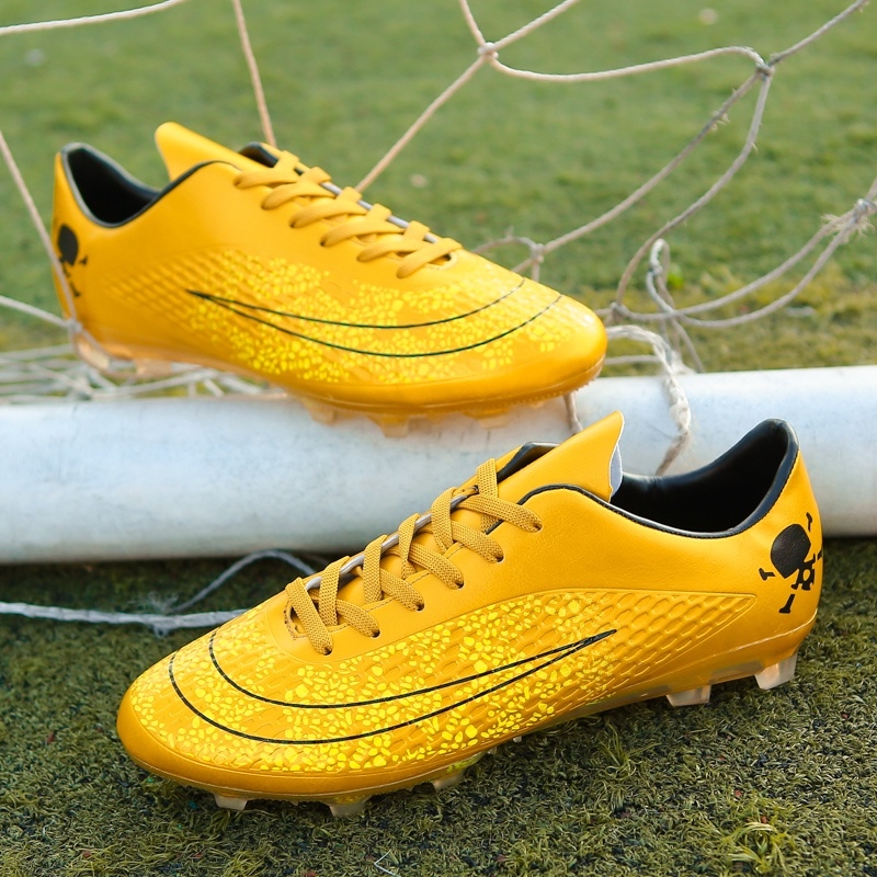 Gold indoor hot sale soccer shoes