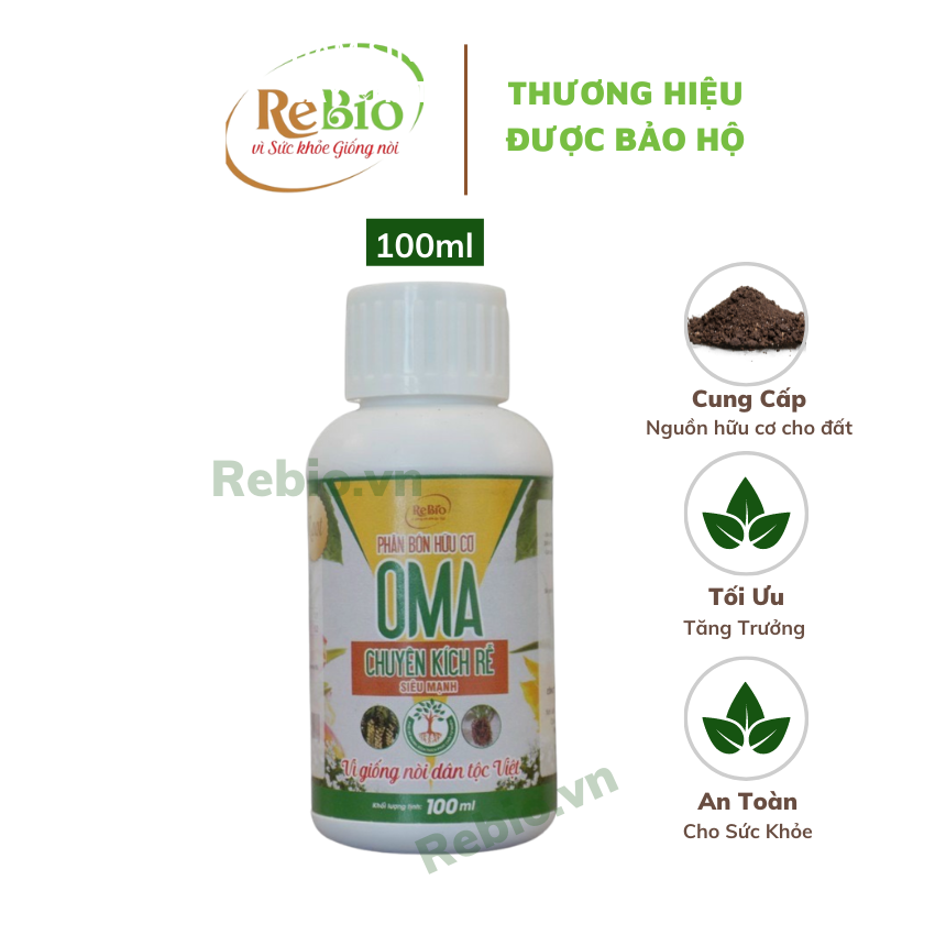 Chế Phẩm OMA ROOT Chuyên kích rễ cho cây. Dùng cho hoa hồng, cây cảnh các loại...