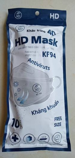300 cái khẩu trang KF94 An Phong người lớn màu trắng