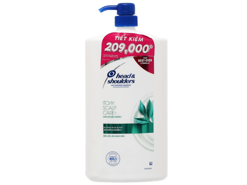 Dầu gội head & shoulder 1800ml da đầu ngứa