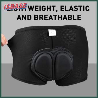 Xe Đạp Đi Xe Đạp Cho Nam Quần Soóc Đạp Xe 3D ISBASE, Đồ Lót Quần Đùi Đạp Xe Chống Sốc