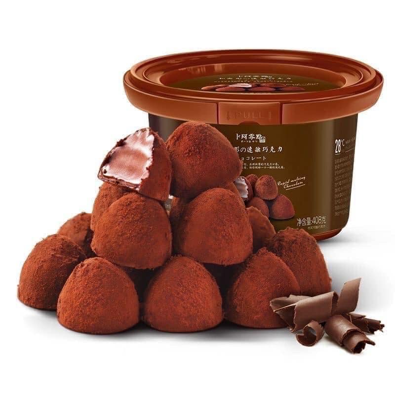 Socola tươi nama hộp 408gr siêu hot hit 🍺 đồ ăn vặt nội địa trung quốc