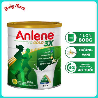 Sữa bột Anlene 3X Vani lon 800g