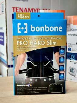 ĐAI LƯNG CỘT SỐNG Pro Hard Slim BONBONE ( NHẬT ) Size L  (vòng eo 80 - 100cm)