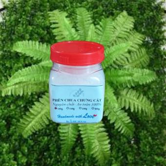 Lọ 100gr Bột phèn chua chưng cất nguyên chất (Phèn phi)
