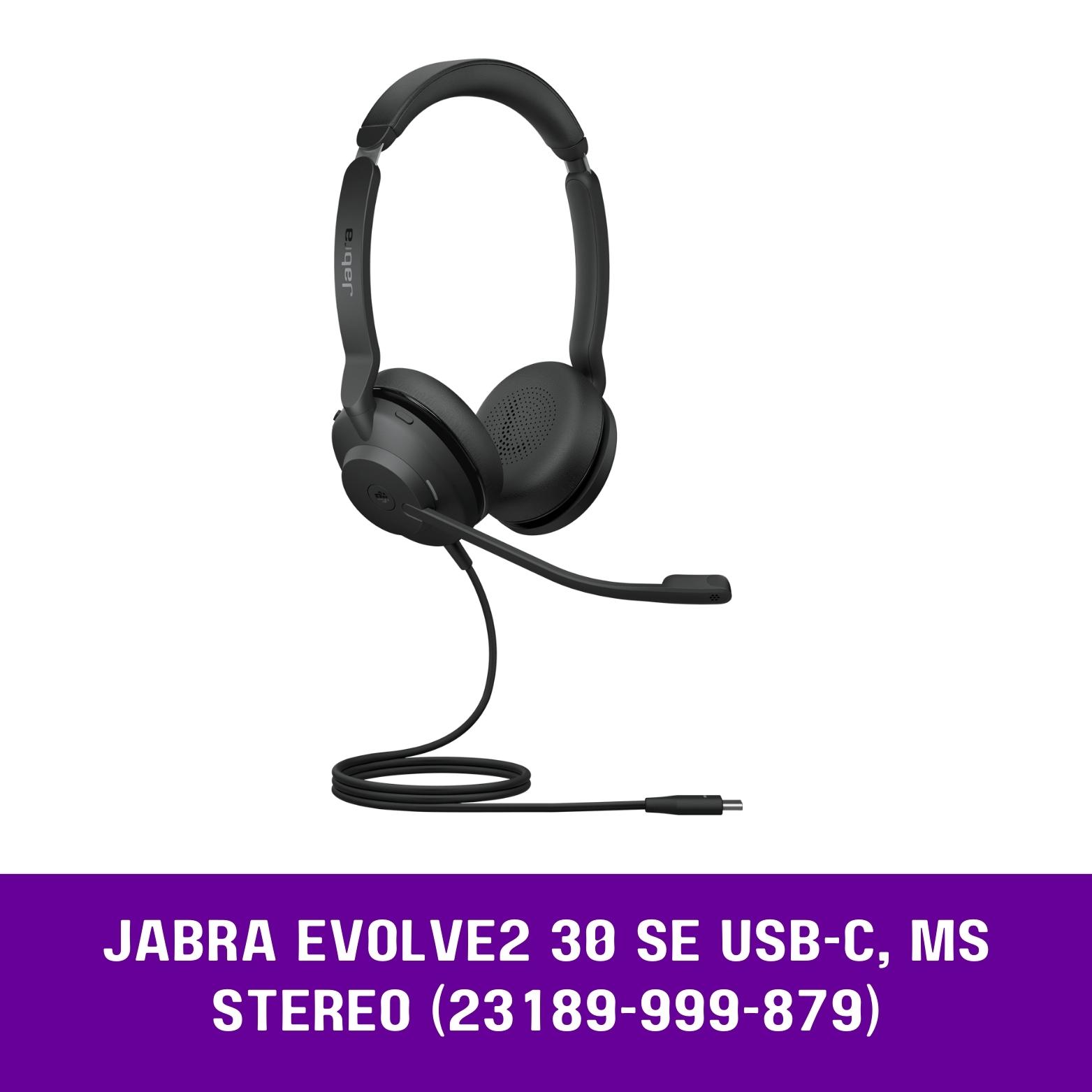 Jabra Singapore, Jabra Headsets, Jabra Evolve2, Jabra Evolve2 65 Flex MS  Stereo ANC, Wireless Bluetooth Headset, USB-A (26699-999-999)