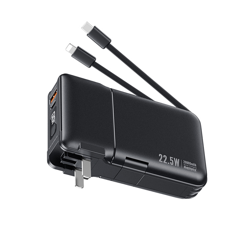 Pin sạc dự phòng Remax RPP-267 20000mAh 22.5W kiêm củ sạc và giá đỡ đa năng - Nhất Tín Computer