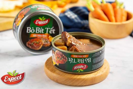Bò bít tết sốt tiêu đen 150g - Đồ Hộp Hạ Long