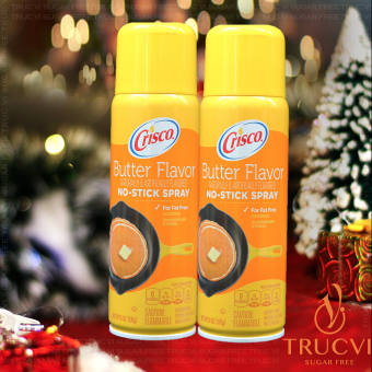 Dầu ăn kiêng dạng xịt Crisco Butter( vị bơ, ăn kiêng ,keto ,eat clean , gymer)