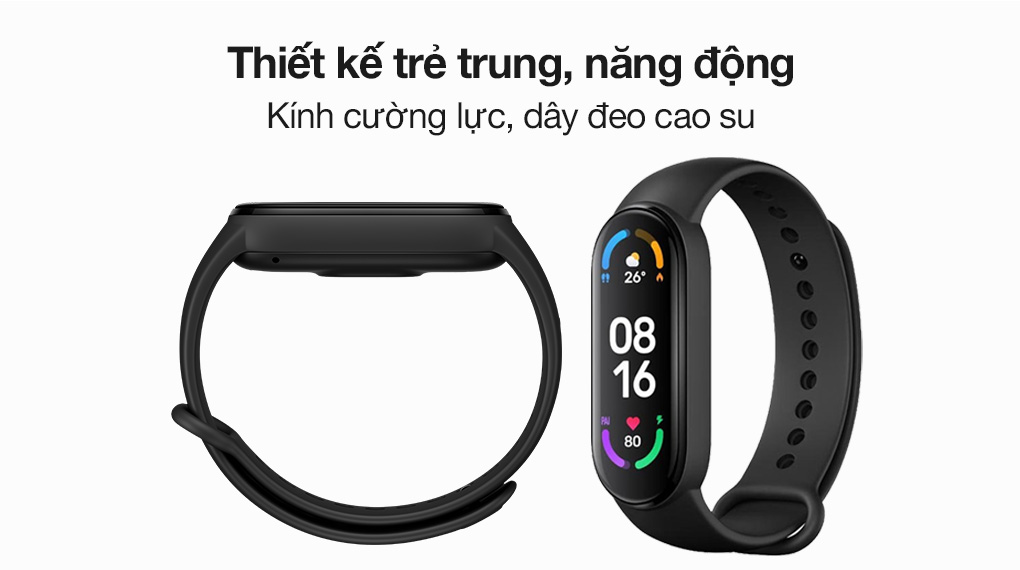 Vòng đeo tay thông minh Xiaomi Mi Band 6 - Màn hình AMOLED 1.56" | Thời gian sử dụng đến 14 ngày | Chống nước 5ATM | Theo dõi sức khỏe | 30 chế độ bài tập thể thao | Kết nối Bluetooth 5.0 - BH ChinhHang