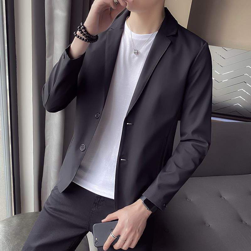 Casual black blazer on sale men