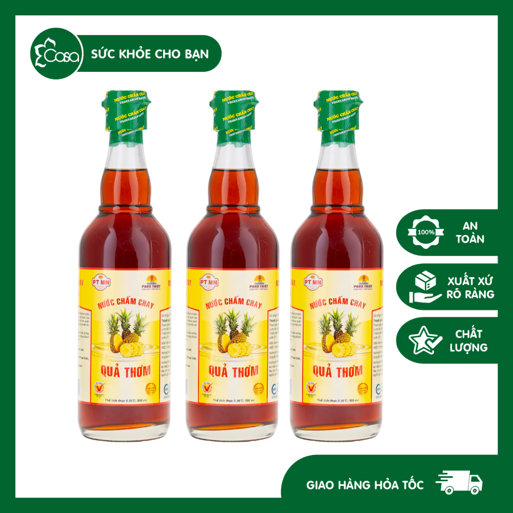 Nước mắm chay quả thơm - nước chấm cho người ăn chay | chay casa