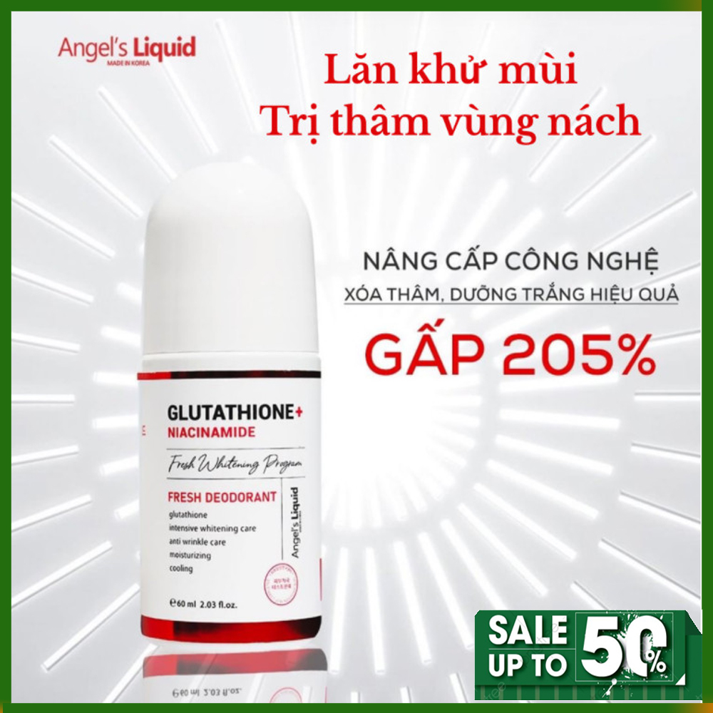 Lăn Khử Mùi Mờ Thâm- Lăn khử mùi dưỡng trắng, Làm mát vùng nách ngăn ngừa mụn, Khô thoáng dịu nhẹ suốt cả ngày.